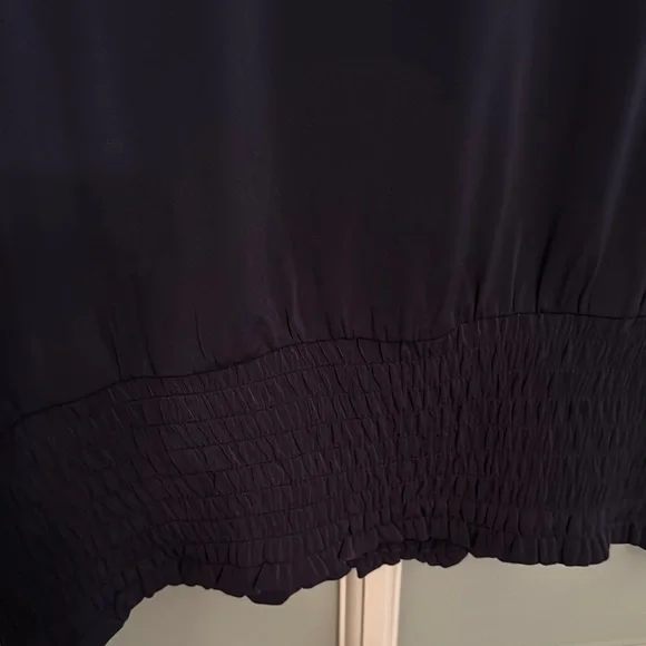 Michael Kors Blue Boxy Blouse Relaxed Fit - Picture 6 of 6